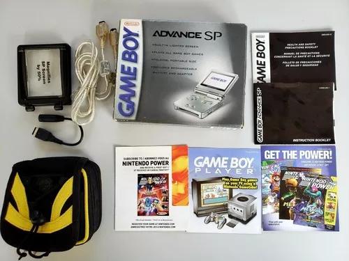 Game Boy Advance Sp Na Caixa + Brindes