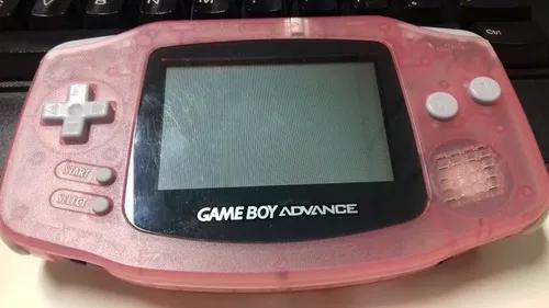 Game Boy Advanced Rosa Translúcido Nintendo Gba Leia