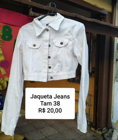 Jaqueta Jeans Branca