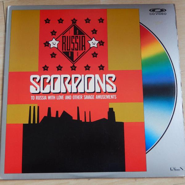 LASERDISC LD - SCORPIONS TO RUSSIA WITH LOVE &amp; OTHER
