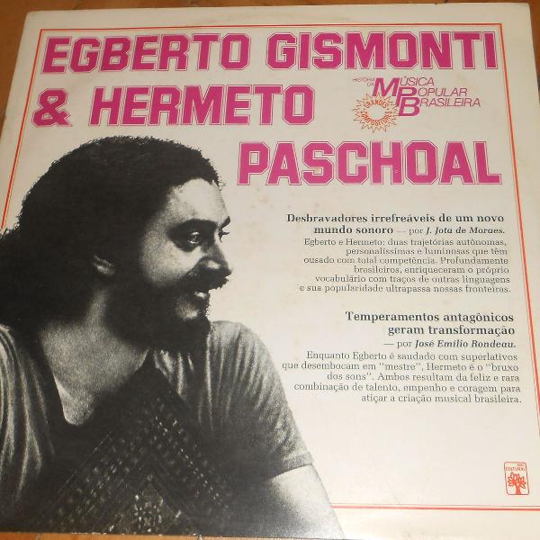 Lp Vinil Egberto Gismonti E Hermeto Paschoal História Da