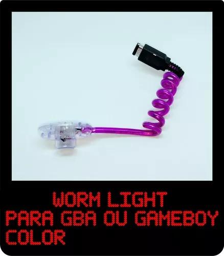 Worm Light - Luz P/ A Tela Do Seu Gba Classic & Gbc - Top