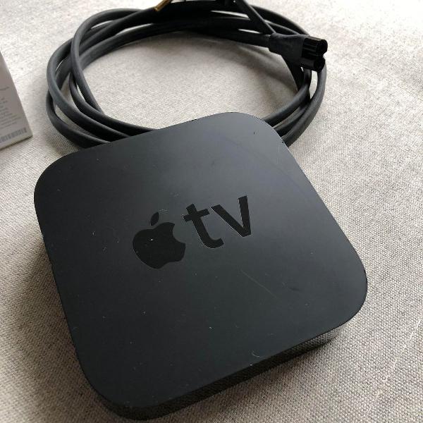 apple tv 2ª geração na caixa completa