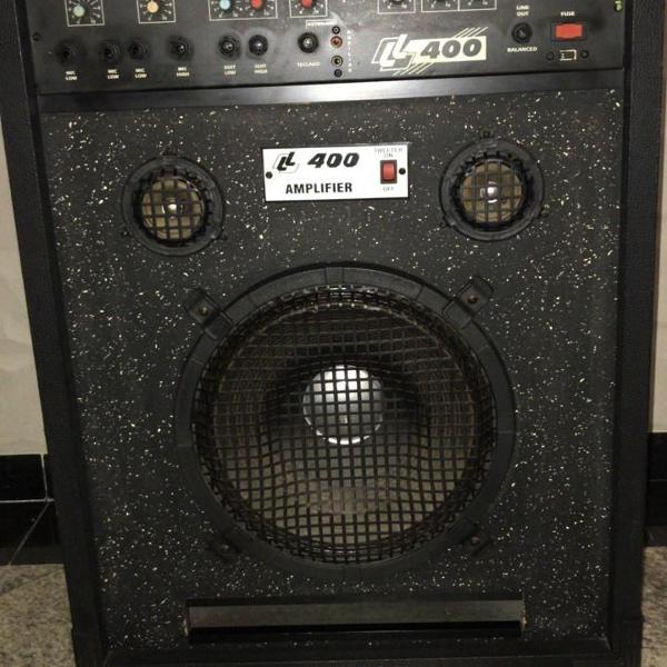 caixa de som amplificadora ll 400 perfeito estado