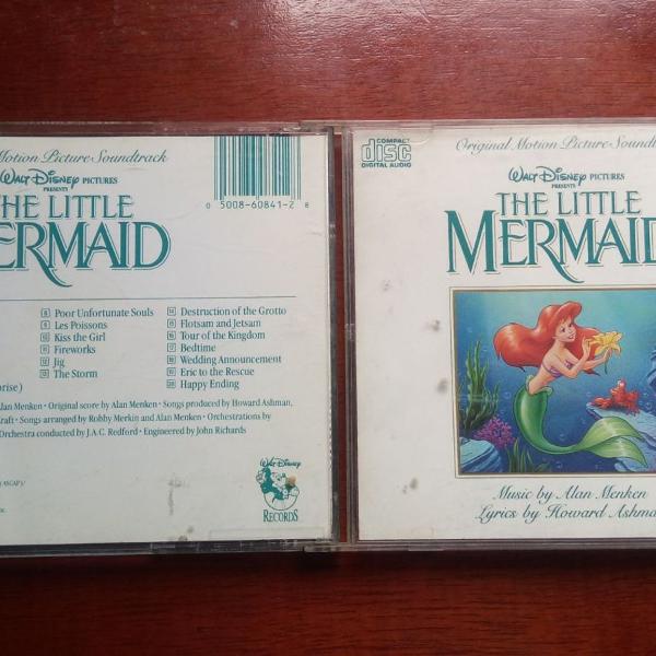 cd a pequena sereia disney little mermaid importado