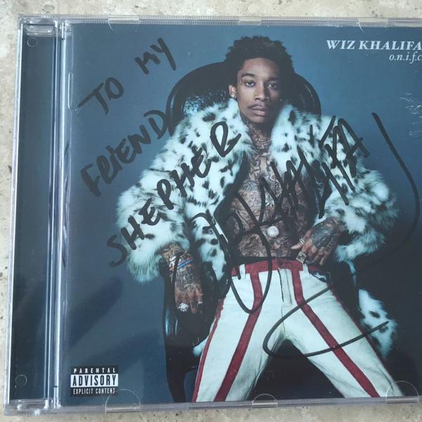 cd autografado wiz khalifa