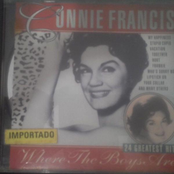 cd connie francis - where the boys are - 24 greatest hits
