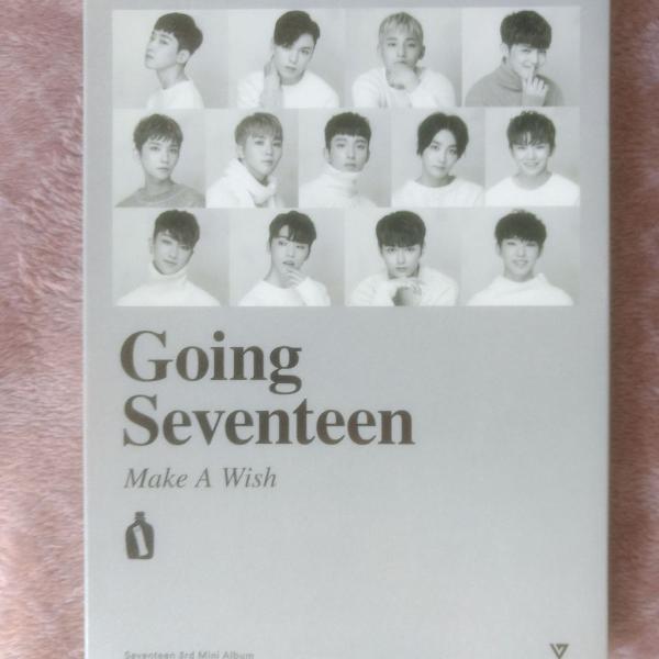 cd kpop going seventeen [make a wish ver.] com photocards
