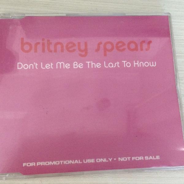 cd single dont let me be the last know - britney spears