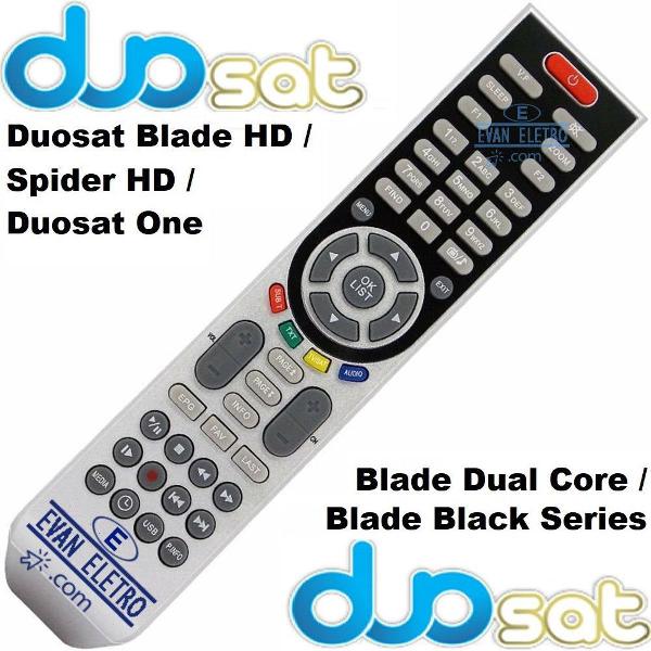 controle duosat blade hd / spider hd / duosat one / blade