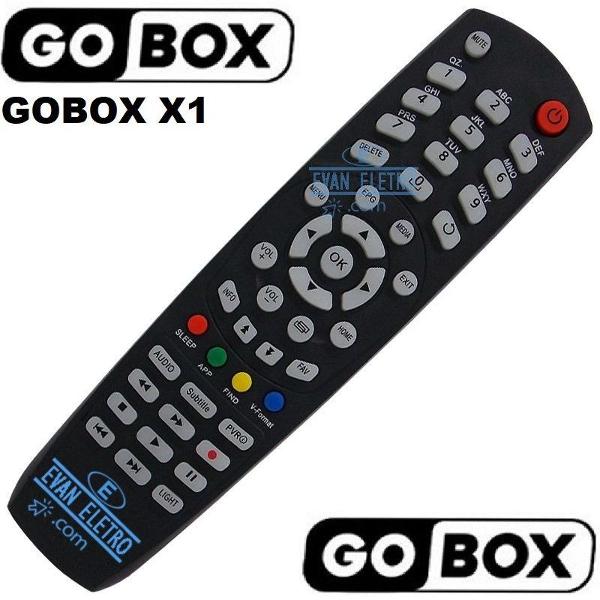controle remoto receptor go box x1 original