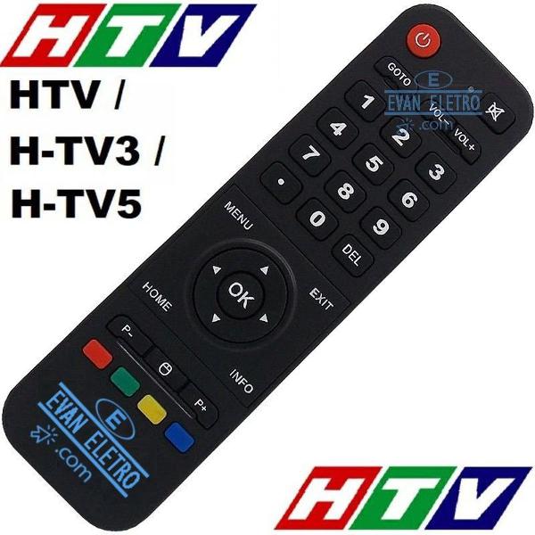 controle remoto receptor htv 3 box htv3 / htv5 / htv 5