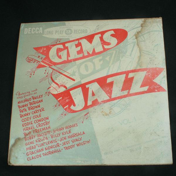 disco de 10 polegadas gems of jazz, volume 1 - no estado!