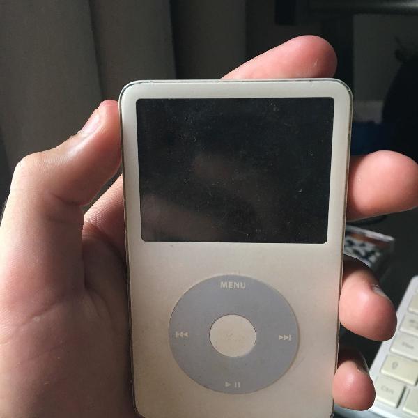 ipod classic 30gb com defeito