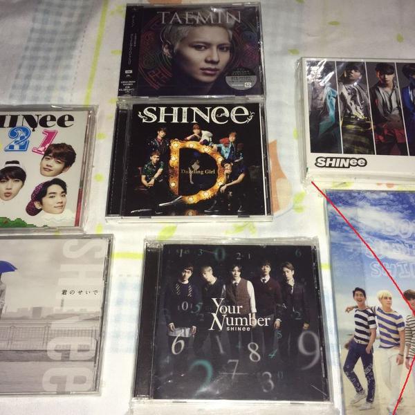 kpop - coleção álbuns japoneses shinee