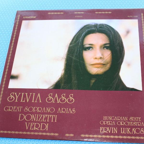 lp vinil - sylvia sass - great soprano arias - donizetti