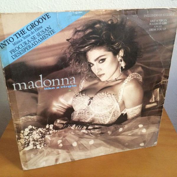 madonna - like a virgin (1984) vinyl lp material girl,