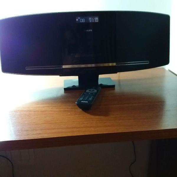 micro system philips c/ entrada usb e mp3 link mcm233