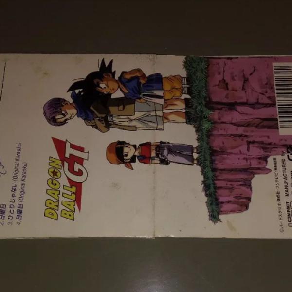 mini cd dragon ball gt música de encerramento + karaoke