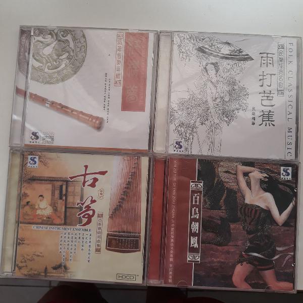 quatro cds de música oriental