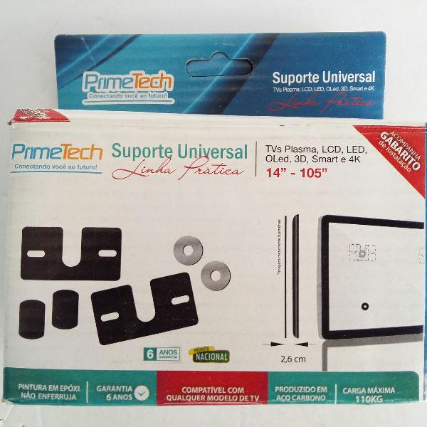suporte universal tv primetech televisão