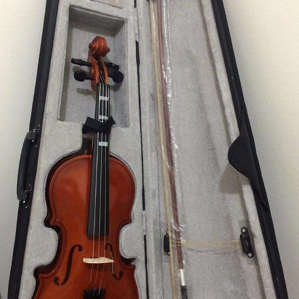 violino 4/4 completo estojo luxo marinos