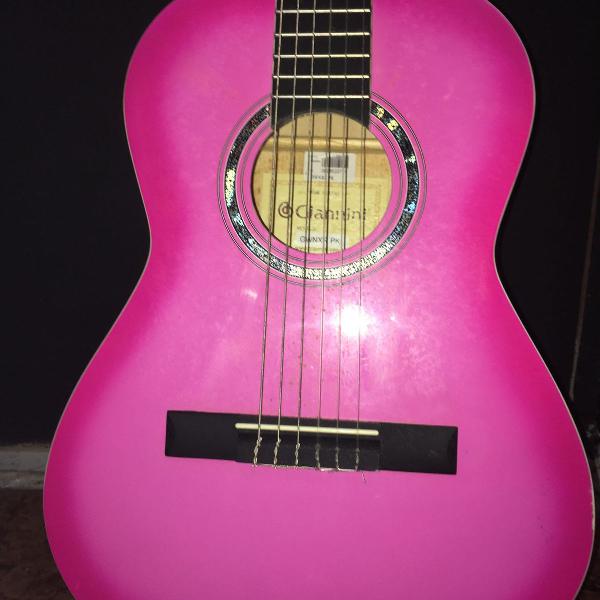 violão infantil rosa