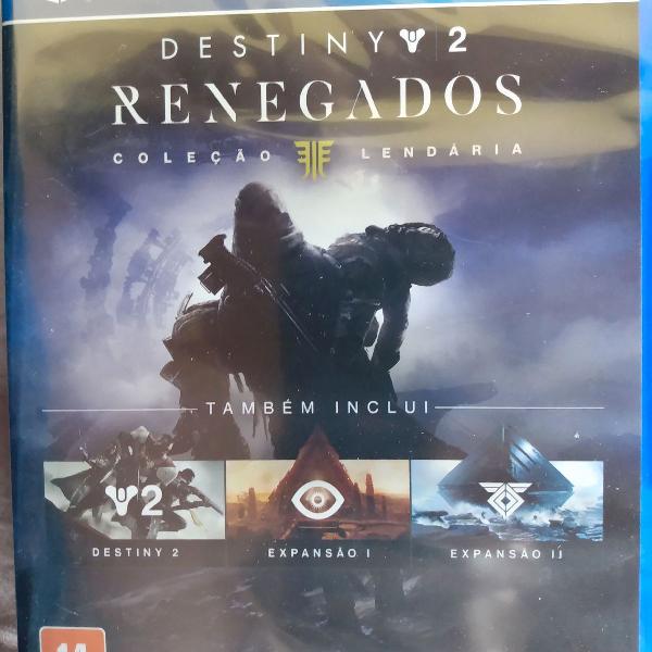 jogo destiny 2 Ed. renegados PS4 original mídia física