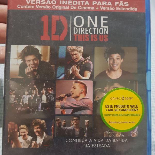 BLU-RAY 1D ONE DIRECTION THIS IS US VERSÃO ESTENDIDA