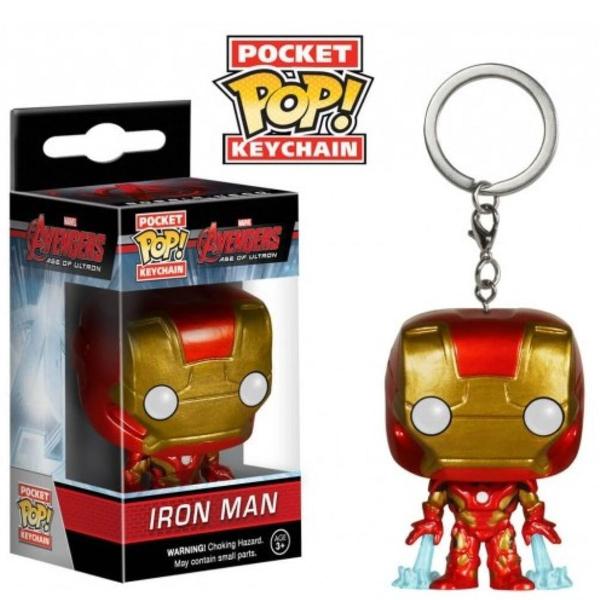 Chaveiro Funko Pop Keychain Homem de Ferro Marvel