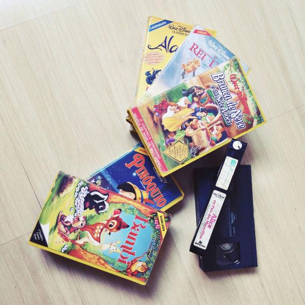 Clássicos Disney em VHS