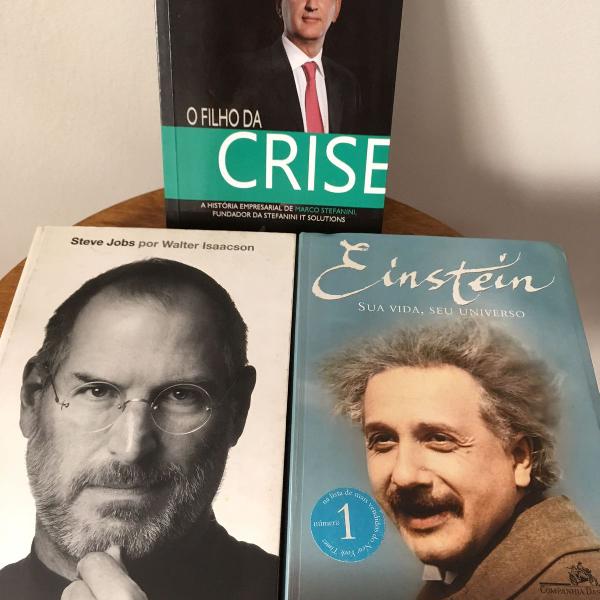 Combo Biografias: Einstein + Steve Jobs