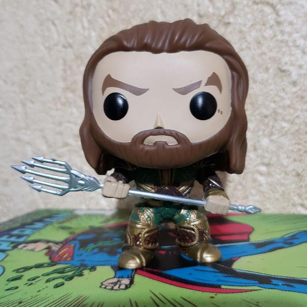 Funko Pop Aquaman N 205 - Liga da Justiça