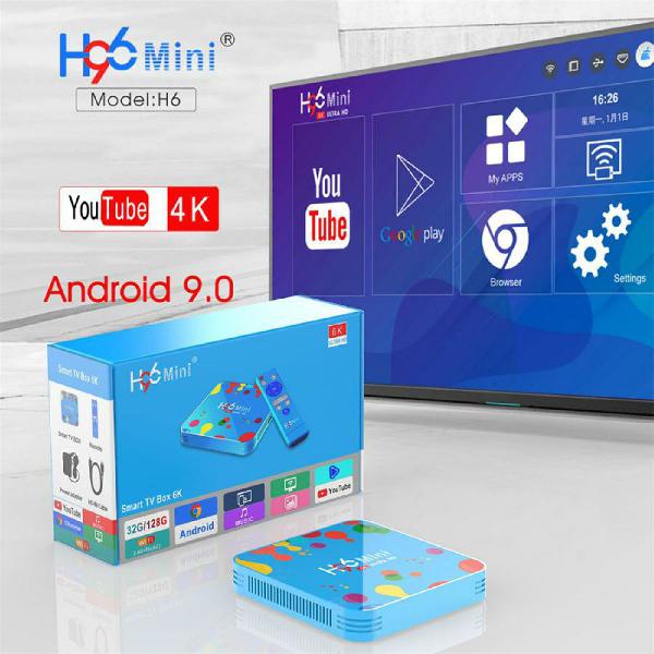 TV Box H96 Mini 4/128gb 4K smart HD