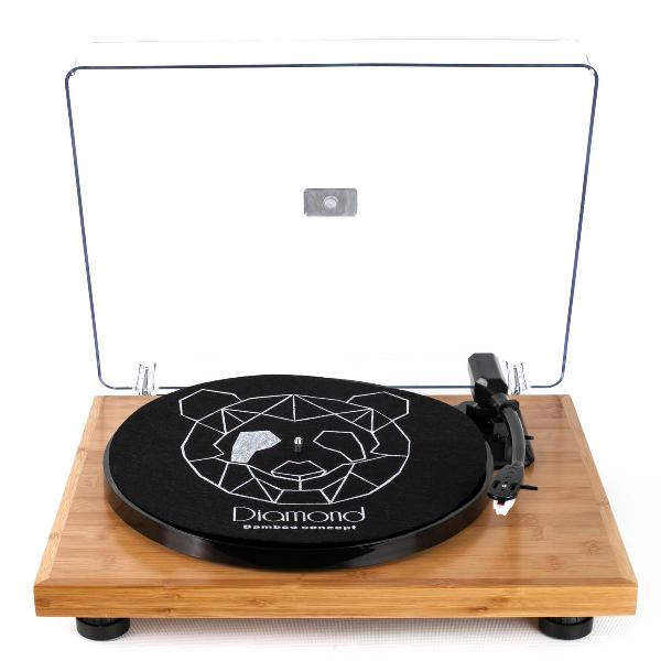 VITROLA TOCA-DISCOS DIAMOND BAMBOO COLLECTION
