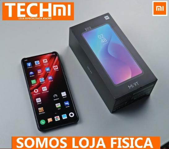 Xiaomi Mi 9T 64gb Novo azul/preto, +película Brinde, loja