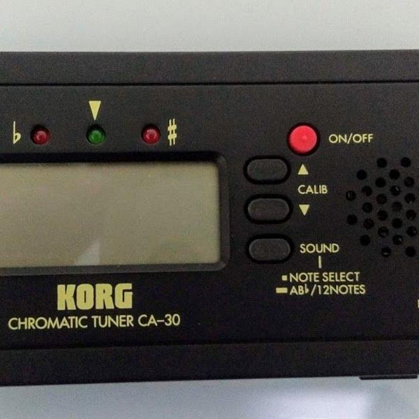 afinador korg ca-30 cromatic tuner