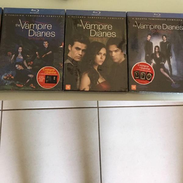 blu-ray vampire diaries - 1ª a 6ª temporada