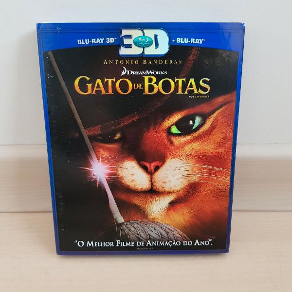 bluray + bluray 3d gato de botas