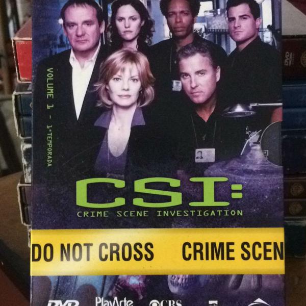 box da primeira temporada de csi: crime scene investigation