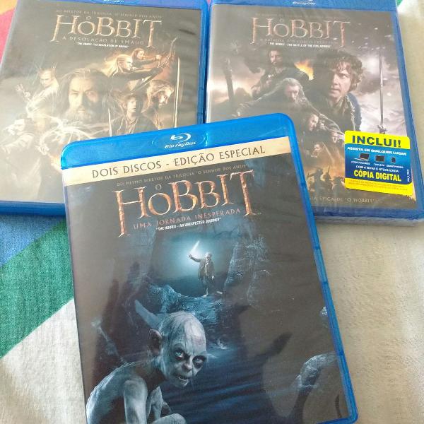 coleção blu-ray o hobbit - edições especiais