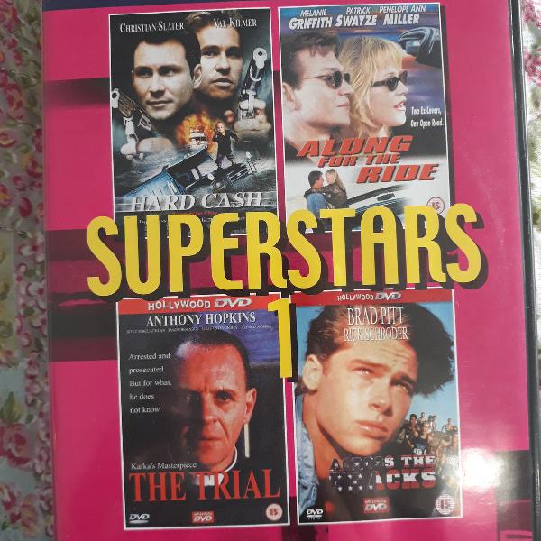 coleção de filmes superstars vol 1 e 3 (importado)