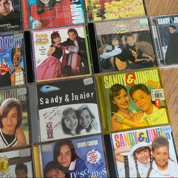 coletânea cds sandy&amp;junior