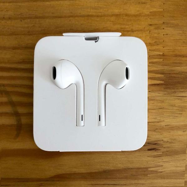 ear pods apple - com fio (novo)