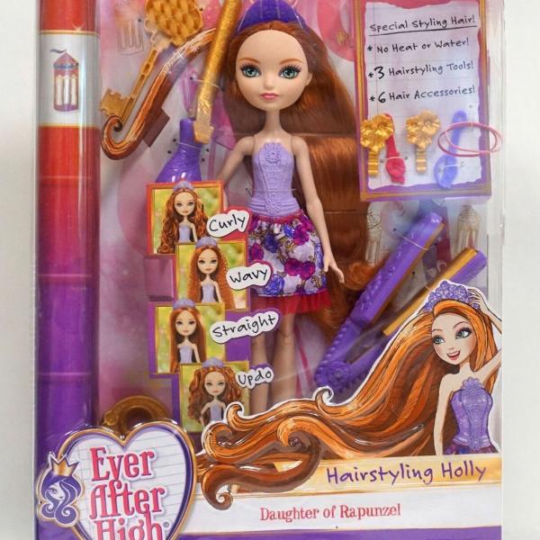 ever after high holly o'hair hairstyling doll