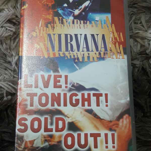 fita vhs nirvana live tonight sold out