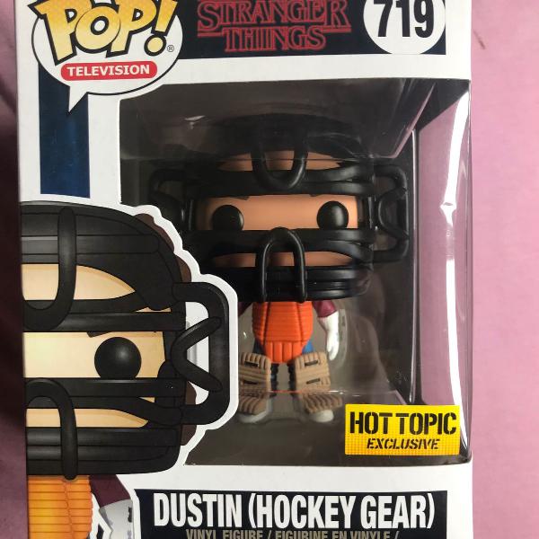 funko pop dustin (hockey gear) stranger things hot topic