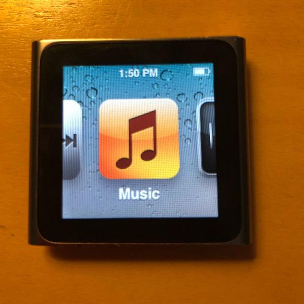 ipod nano grafite 6a geracao 8gb