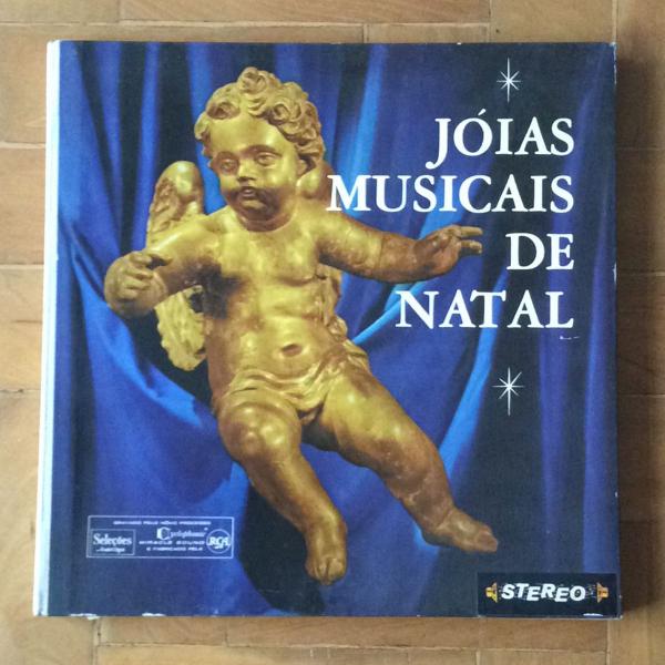 joias musicais de natal - caixa com 4 lps