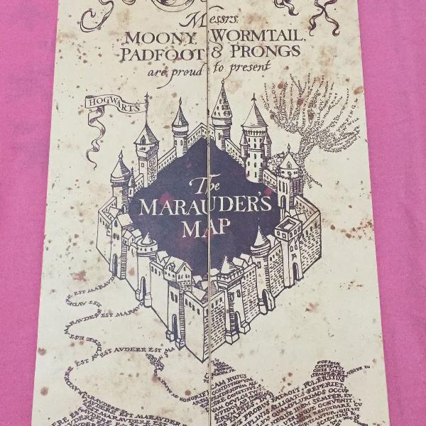 mapa do maroto - harry potter (original)